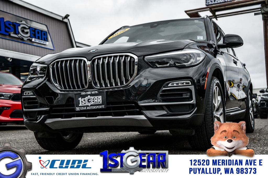 Black Sapphire Metallic 2020 BMW X5 SUV / Crossover All-Wheel Drive 8-Speed Automatic