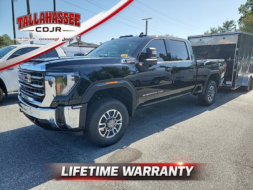 Onyx Black 2025 GMC Sierra 2500HD Pickup Truck Four-Wheel Drive Automatic