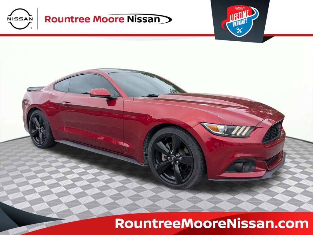 Ruby Red Metallic 2017 Ford Mustang EcoBoost Premium Coupe RWD Coupe Rear-Wheel Drive 6-Speed Automatic