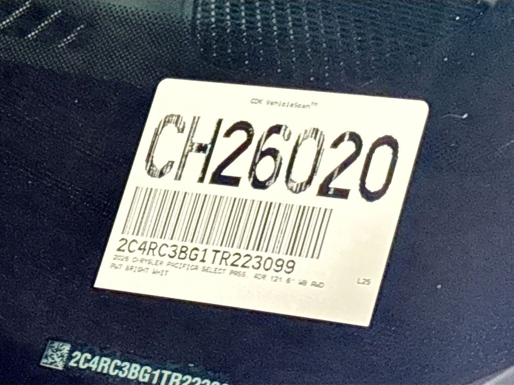 2026 Chrysler Pacifica Select