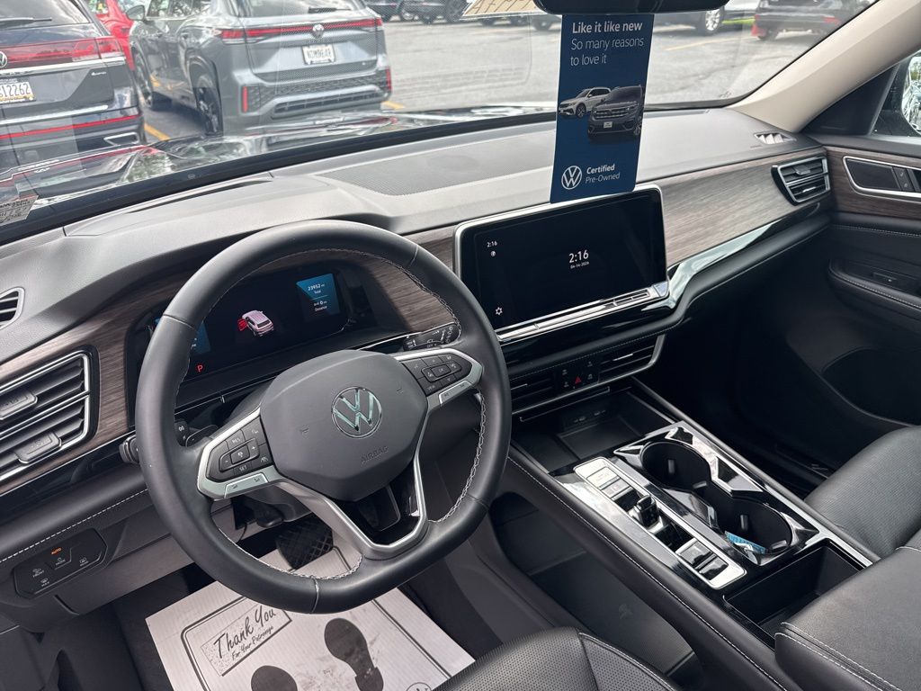 2024 Volkswagen Atlas 2.0T SEL Black at Subaru and VW of Moon Township