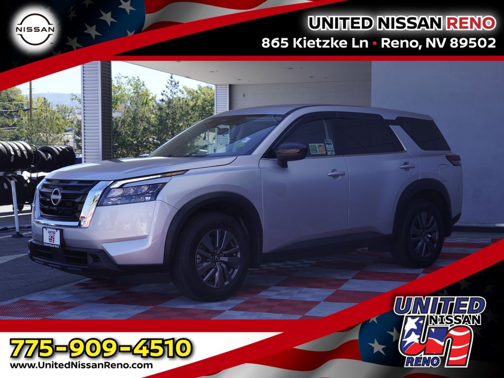 Brilliant Silver Metallic 2025 Nissan Pathfinder SUV / Crossover All-Wheel Drive 9-Speed Automatic