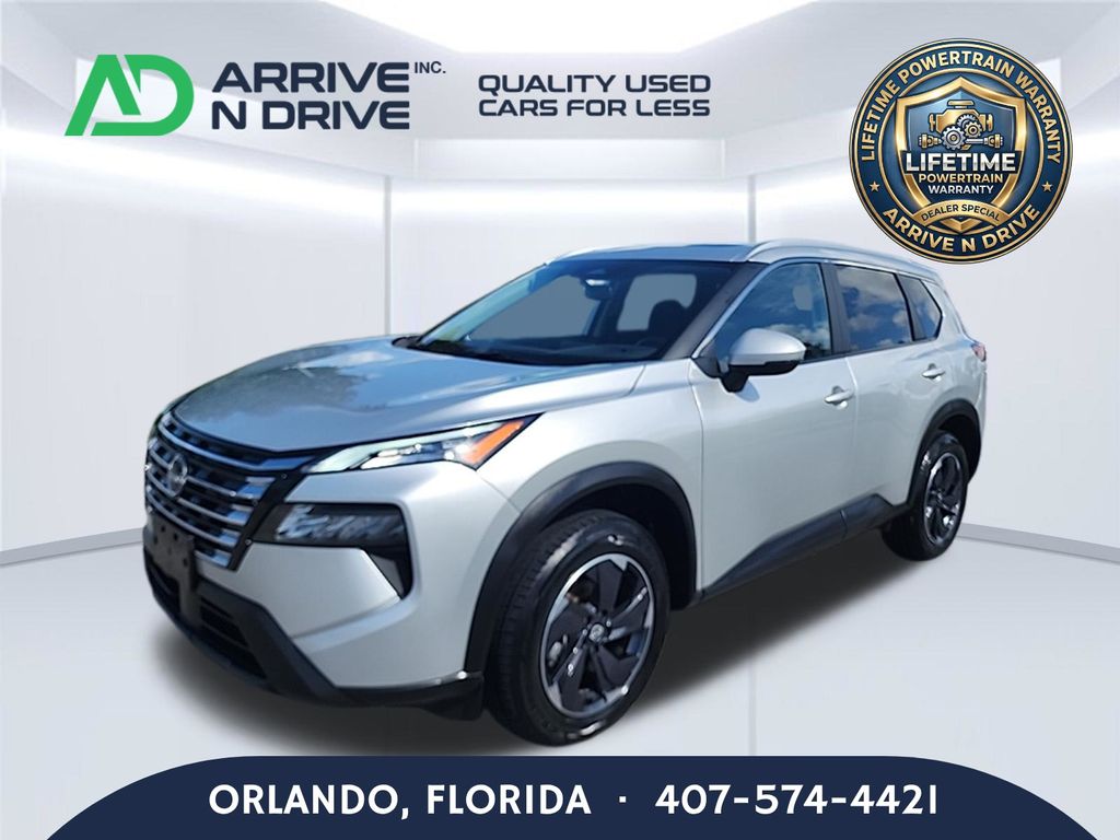 Silver 2025 Nissan Rogue SUV / Crossover All-Wheel Drive Continuously Variable Transmission