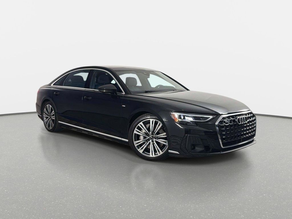 Mythos Black Metallic 2023 Audi A8 Sedan All-Wheel Drive Automatic