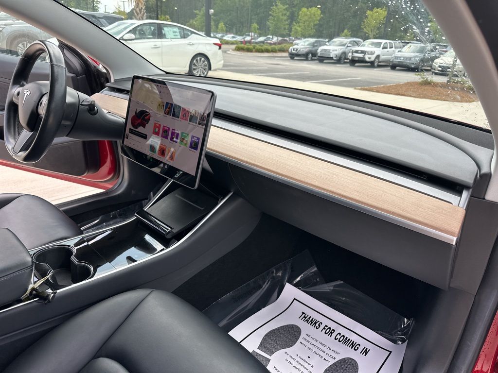 2018 Red Multi-Coat Tesla Model 3 Long Range AWD Sedan