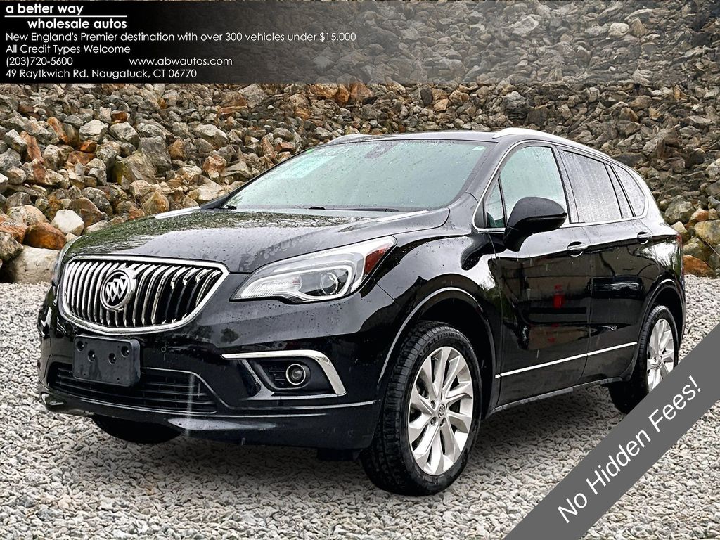 Black (Ebony Twilight Metallic) 2016 Buick Envision Premium I AWD SUV / Crossover All-Wheel Drive 6-Speed Automatic