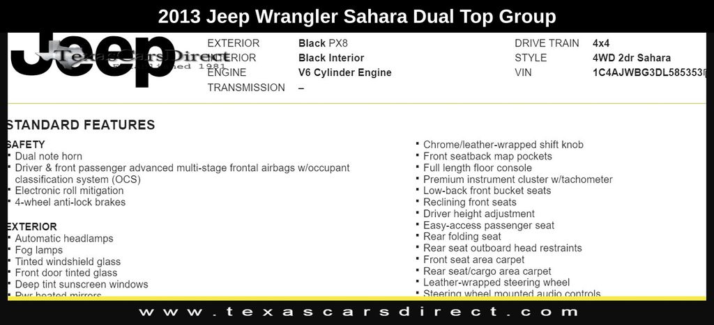 2013 Jeep Wrangler Sahara 10