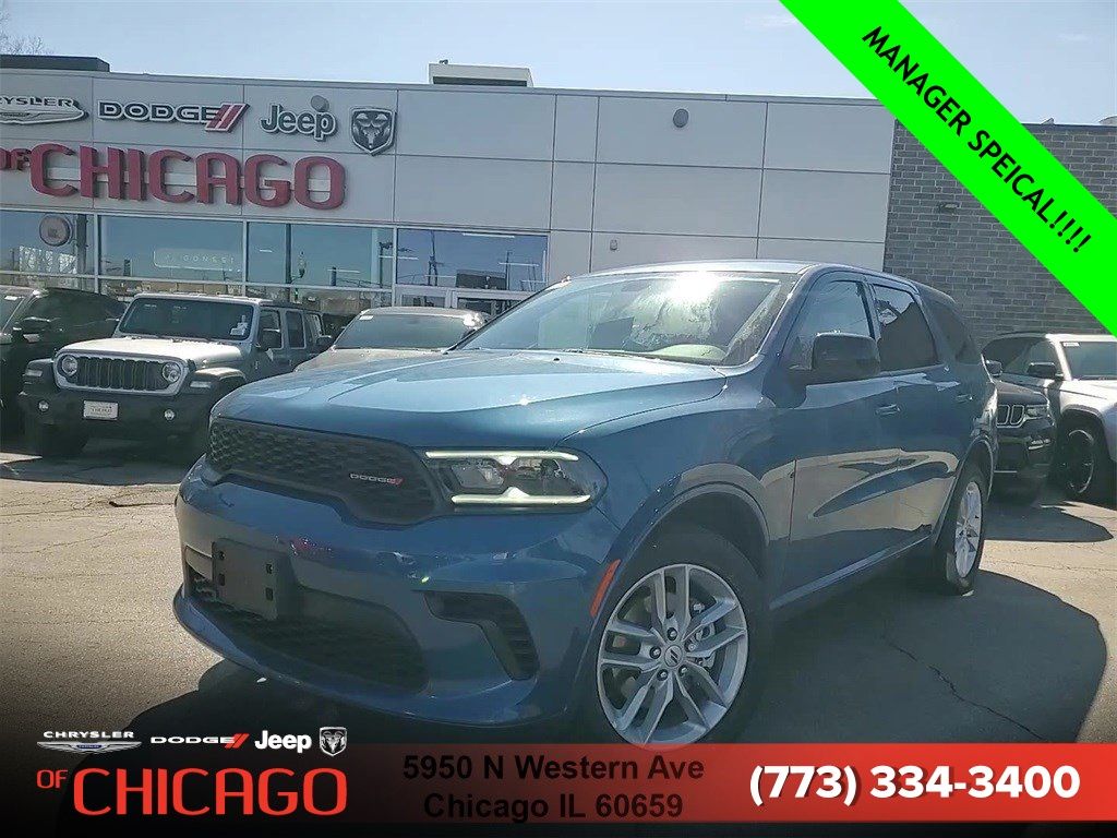 Blue (Frostbite Pearlcoat) 2025 Dodge Durango GT AWD SUV / Crossover All-Wheel Drive 8-Speed Automatic