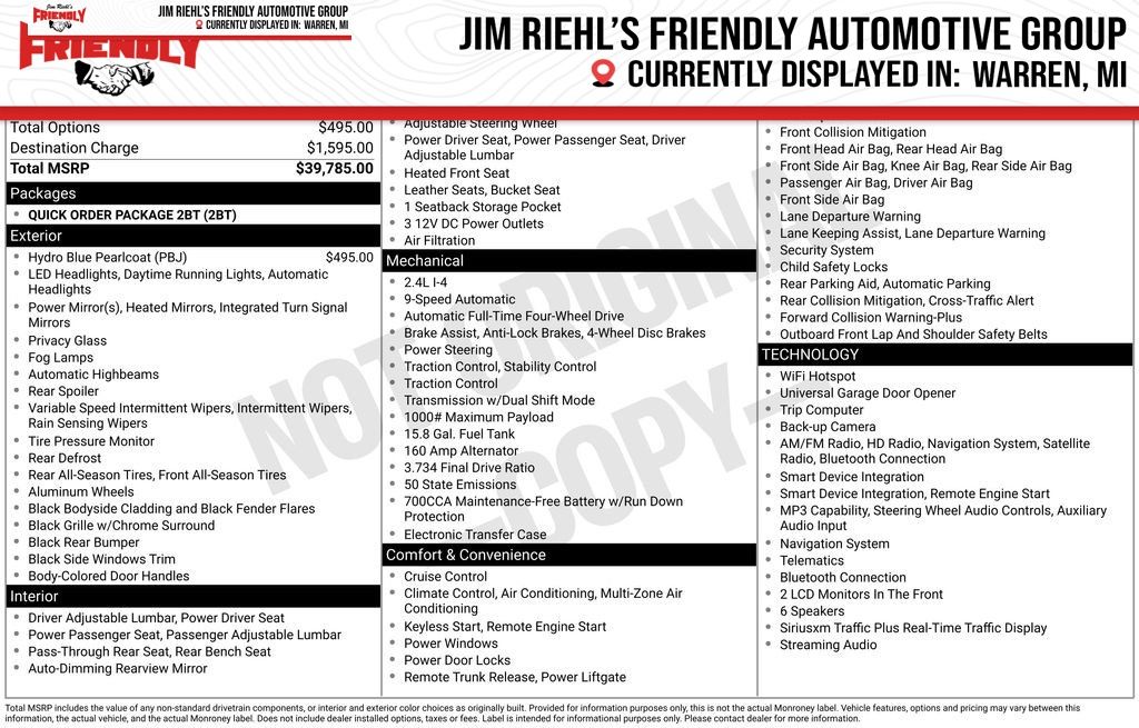 2023 Jeep Cherokee Altitude 4WD