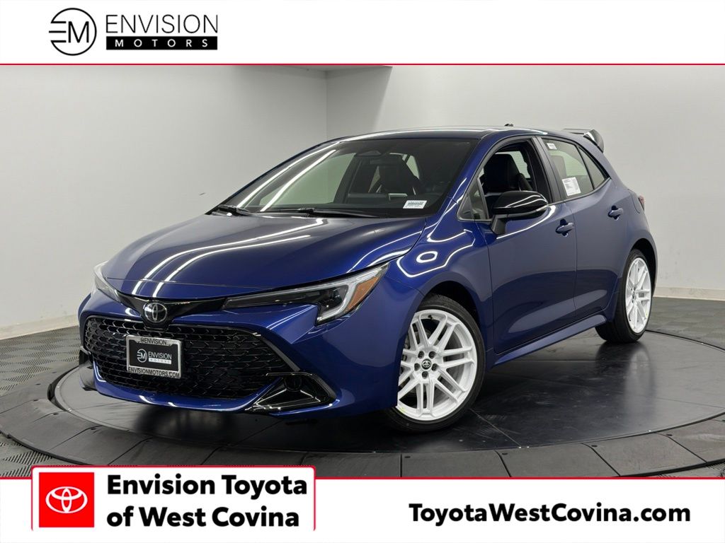 Blue 2026 Toyota Corolla Hatchback Hatchback Front-Wheel Drive Continuously Variable Transmission
