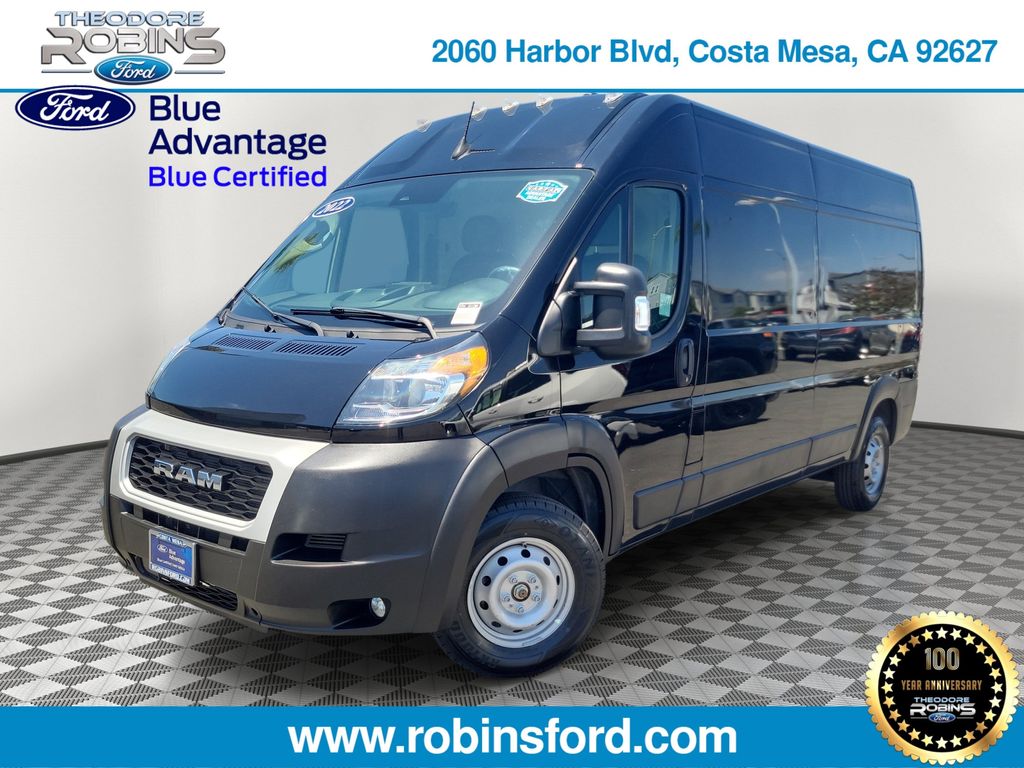 Black Clearcoat 2022 RAM ProMaster 2500 159 High Roof Cargo Van FWD Van Front-Wheel Drive 9-Speed Automatic
