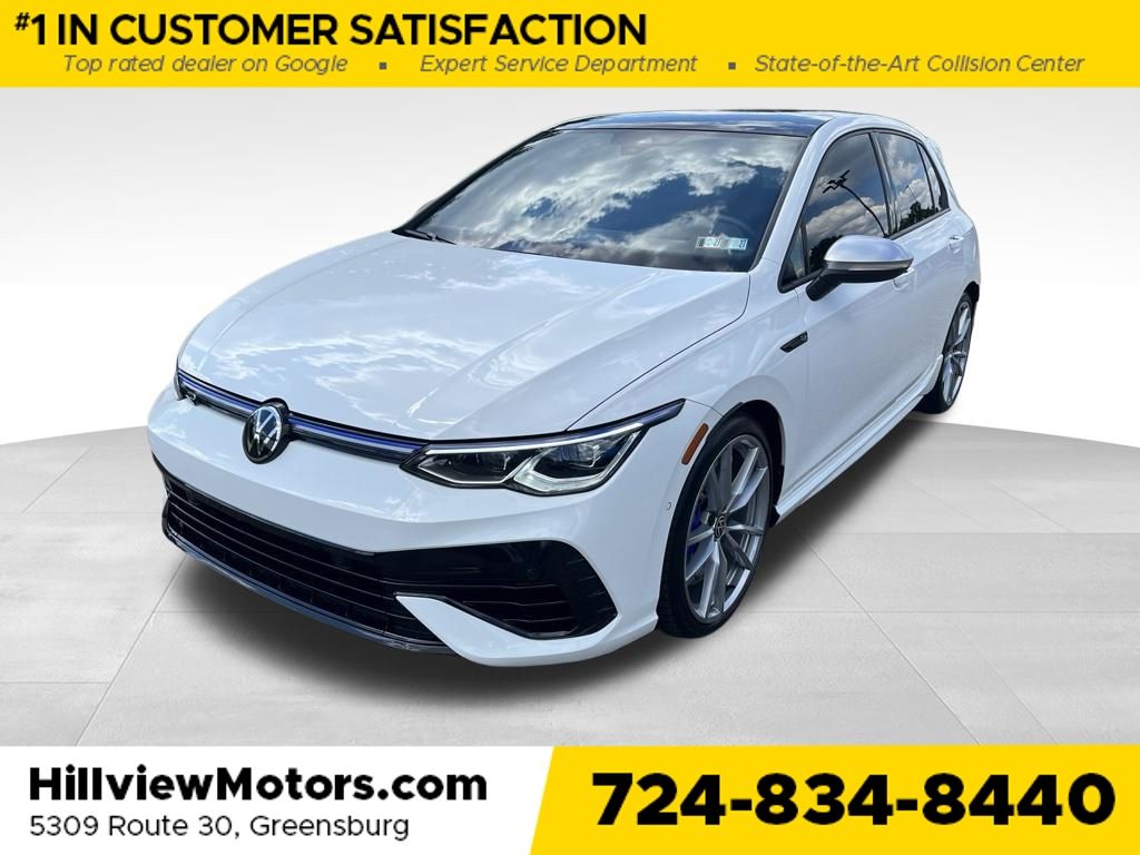 White 2024 Volkswagen Golf R Hatchback All-Wheel Drive 6-Speed Manual