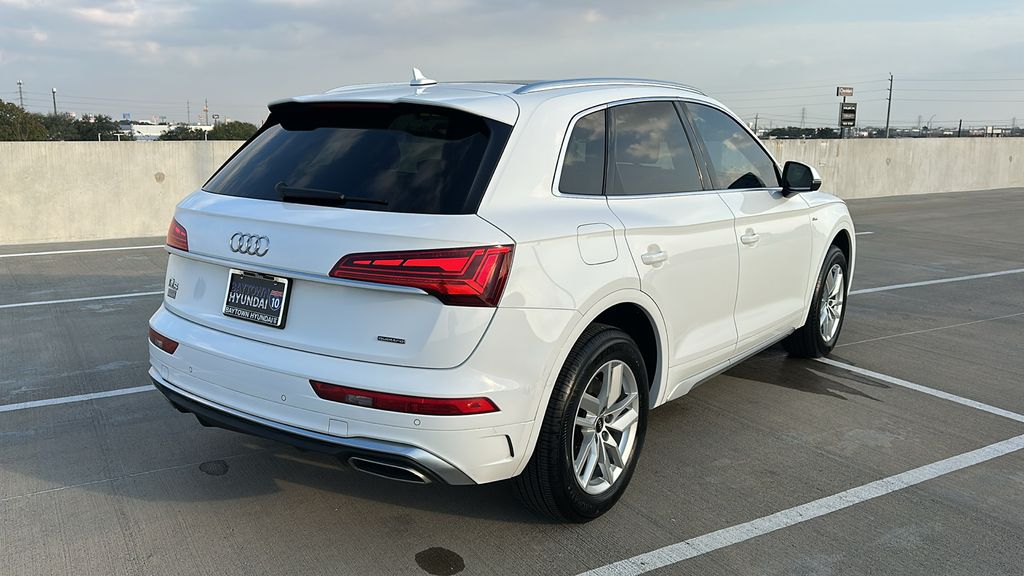 2022 Audi Q5 45 S line Premium White at North Houston Mitsubishi