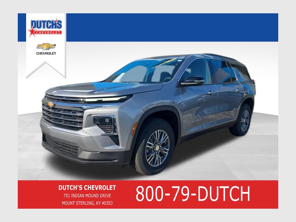 Sterling Gray Metallic 2025 Chevrolet Traverse LT FWD SUV / Crossover Front-Wheel Drive 8-Speed Automatic