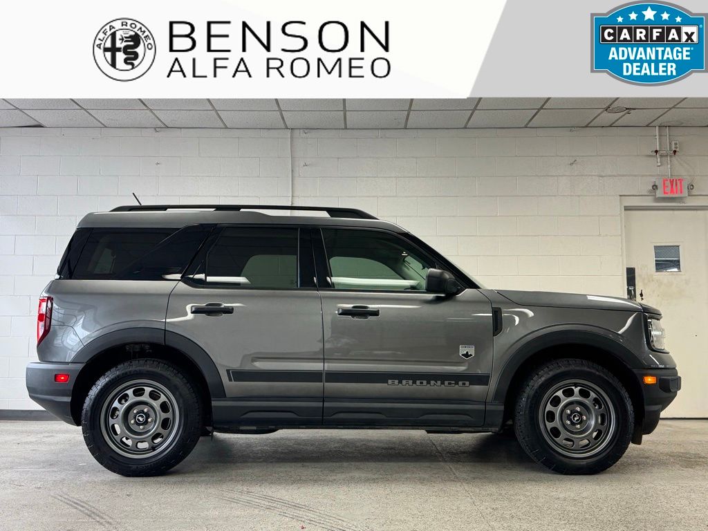 Gray Metallic 2024 Ford Bronco Sport SUV / Crossover All-Wheel Drive 8-Speed Automatic