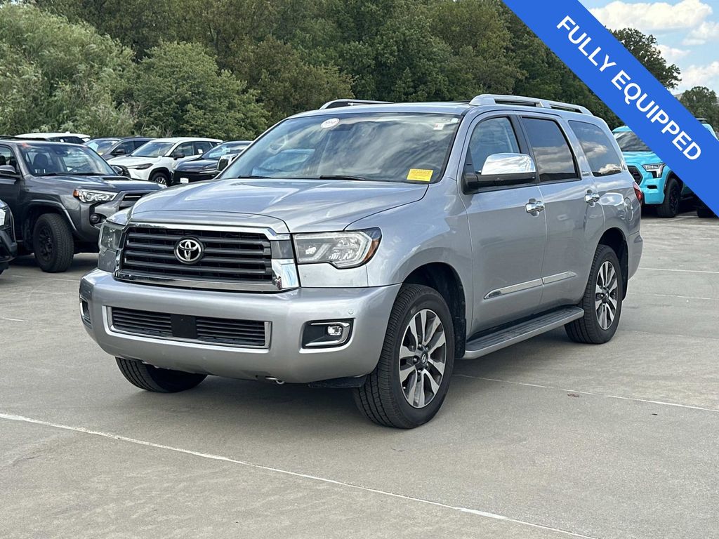 Silver Sky Metallic 2018 Toyota Sequoia SUV / Crossover Four-Wheel Drive 6-Speed Automatic