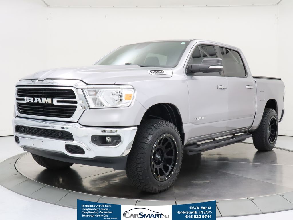 Billet Silver Metallic Clearcoat 2019 RAM 1500 Pickup Truck Four-Wheel Drive 8-Speed Automatic