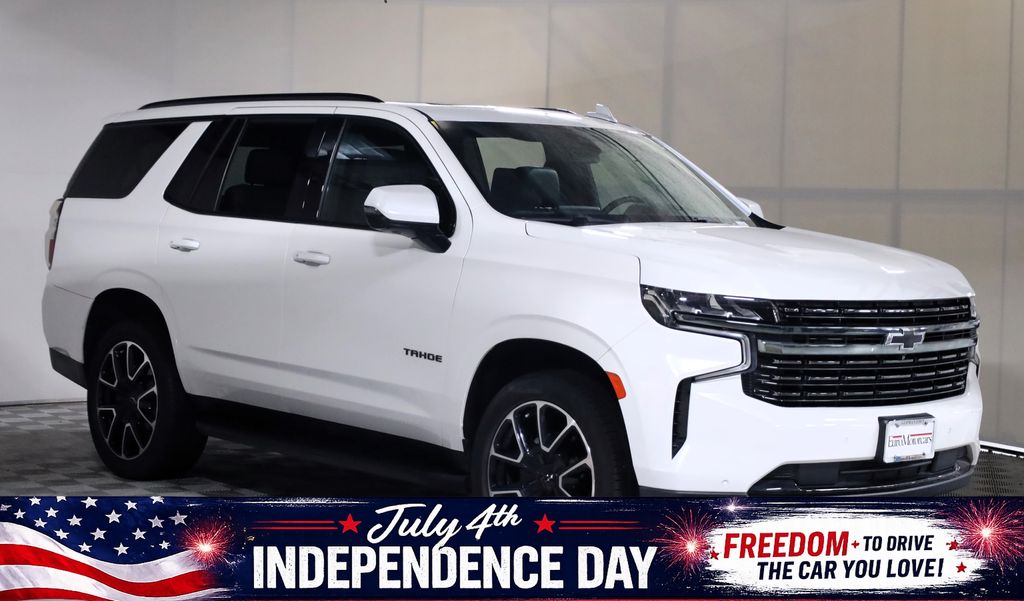White (Iridescent Pearl Tricoat) 2021 Chevrolet Tahoe SUV / Crossover Four-Wheel Drive 