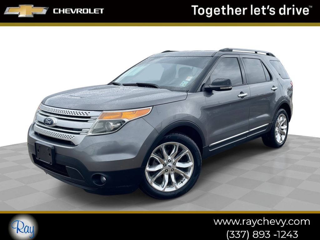 Sterling Gray Metallic 2013 Ford Explorer XLT SUV / Crossover Front-Wheel Drive 6-Speed Automatic