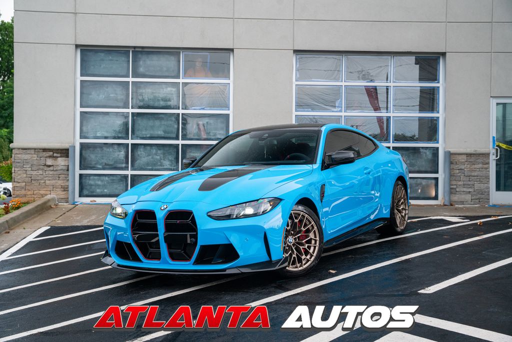 Riviera Blue 2025 BMW M4 Coupe All-Wheel Drive 8-Speed Automatic