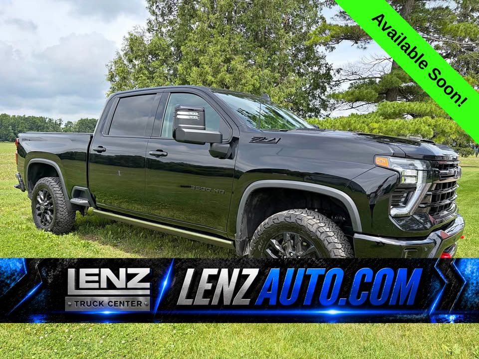 Black 2026 Chevrolet Silverado 3500HD Pickup Truck Four-Wheel Drive Automatic