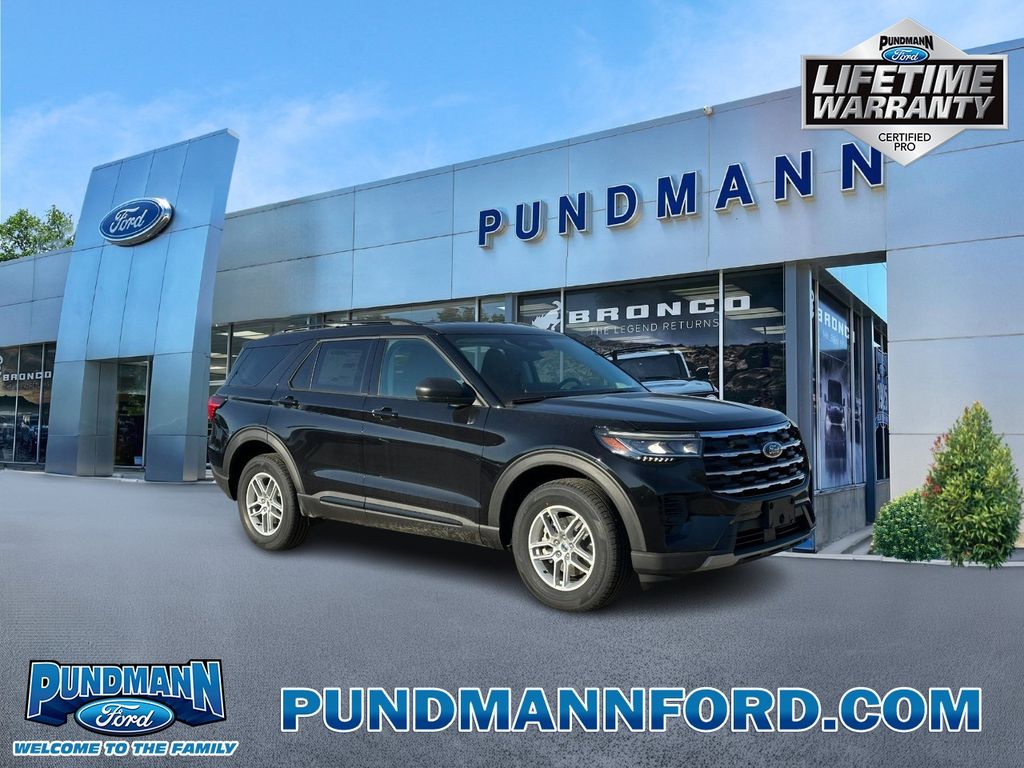 Black Metallic 2026 Ford Explorer SUV / Crossover All-Wheel Drive Automatic