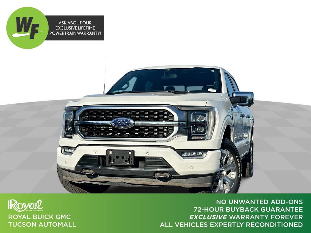 White Metallic 2023 Ford F-150 Pickup Truck Four-Wheel Drive Automatic