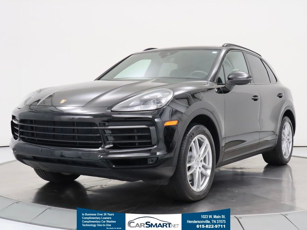 Black 2019 Porsche Cayenne AWD SUV / Crossover All-Wheel Drive 8-Speed Automatic