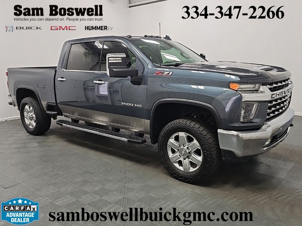 Shadow Gray Metallic 2020 Chevrolet Silverado 3500HD Pickup Truck Four-Wheel Drive Automatic