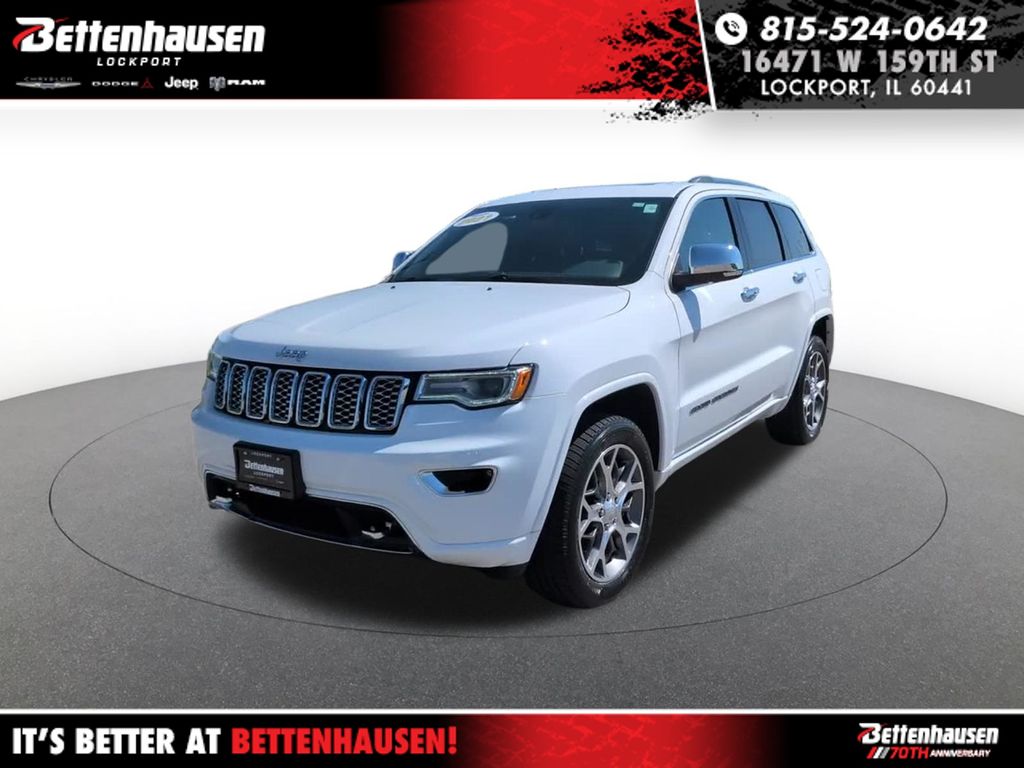 Bright White Clearcoat 2021 Jeep Grand Cherokee SUV / Crossover Four-Wheel Drive 8-Speed Automatic