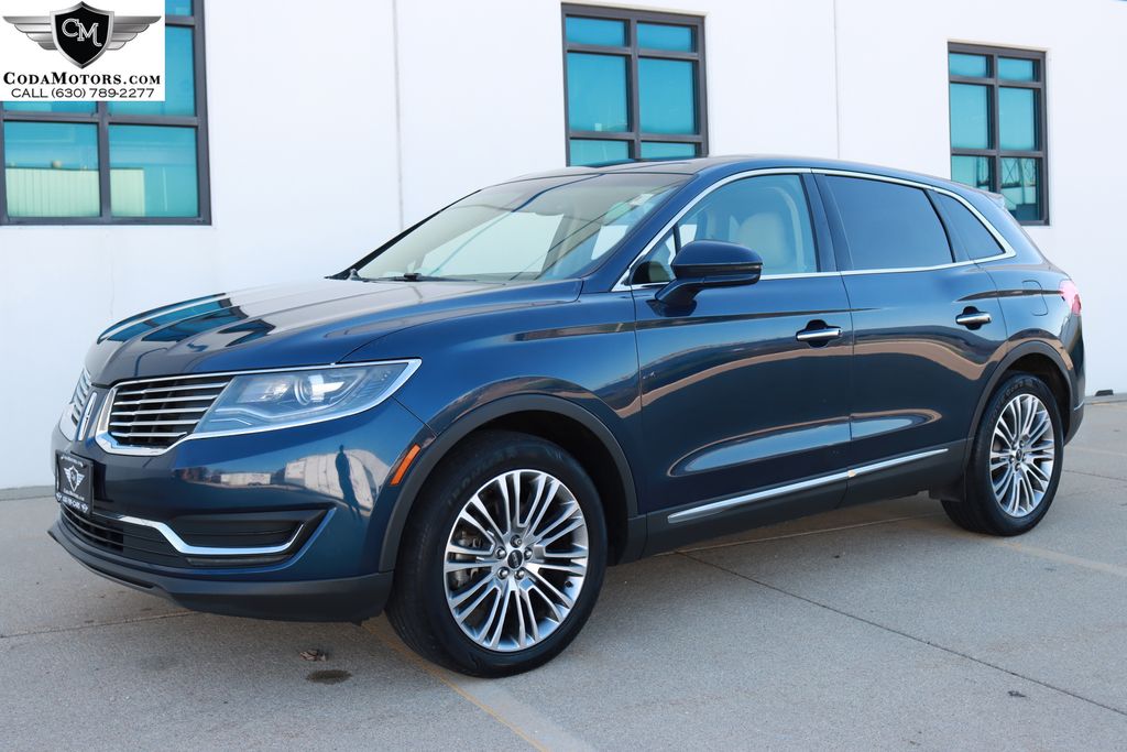 Sapphire Blue Metallic 2017 Lincoln MKX Reserve AWD SUV / Crossover All-Wheel Drive 6-Speed Automatic