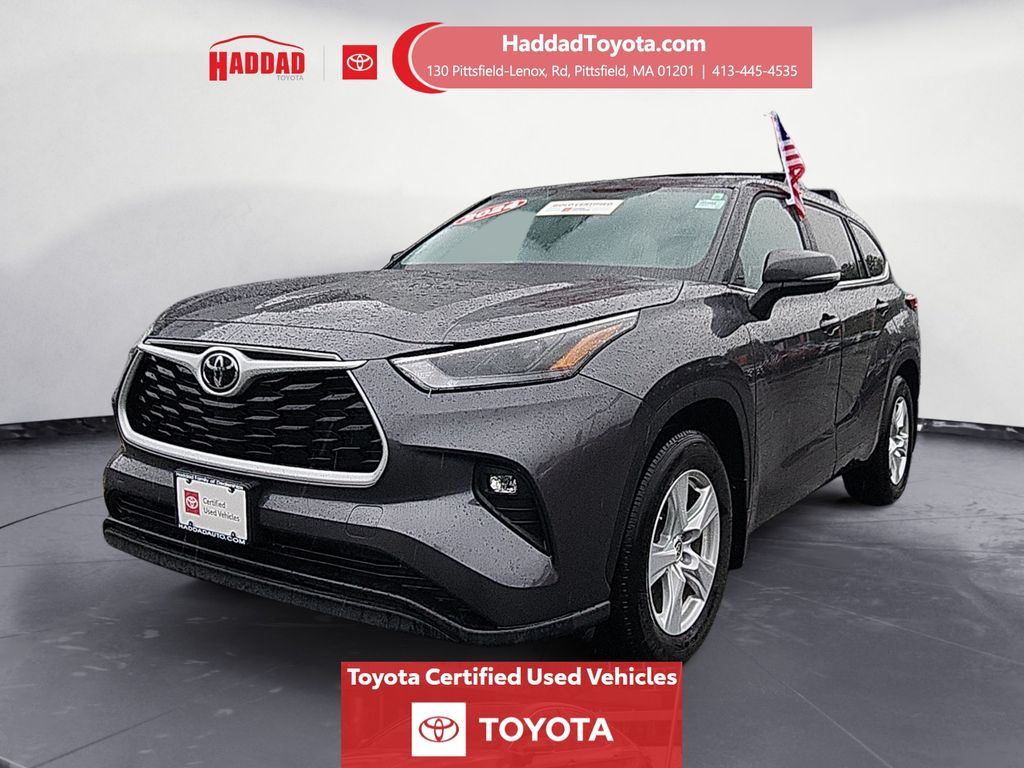 Magnetic Gray Metallic 2024 Toyota Highlander SUV / Crossover All-Wheel Drive 8-Speed Automatic