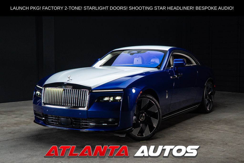 Blue 2024 Rolls-Royce Spectre Coupe All-Wheel Drive 1-Speed Automatic