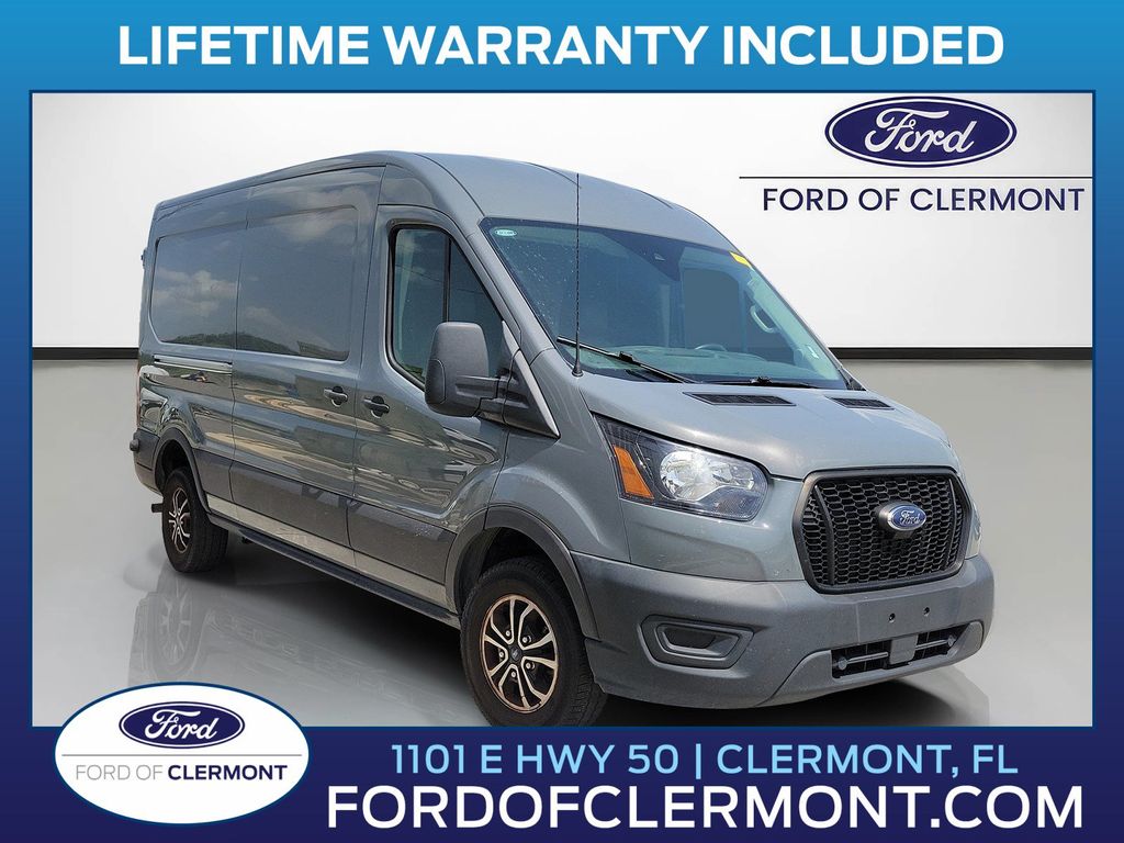 Abyss Gray Metallic 2023 Ford Transit Cargo Van Rear-Wheel Drive