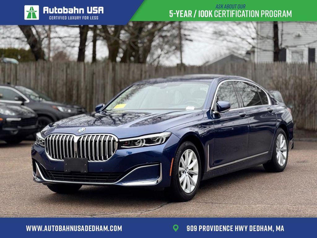 Phytonic Blue Metallic 2021 BMW 7 Series 740i xDrive AWD Sedan All-Wheel Drive 8-Speed Automatic