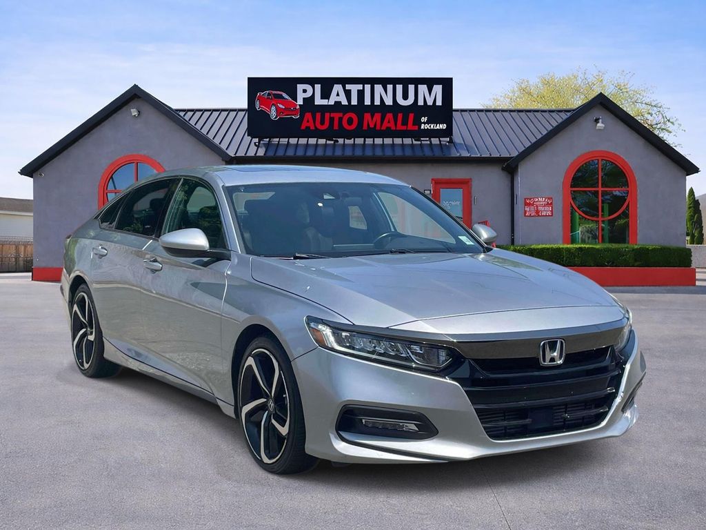 Lunar Silver Metallic 2020 Honda Accord Sedan Front-Wheel Drive Automatic