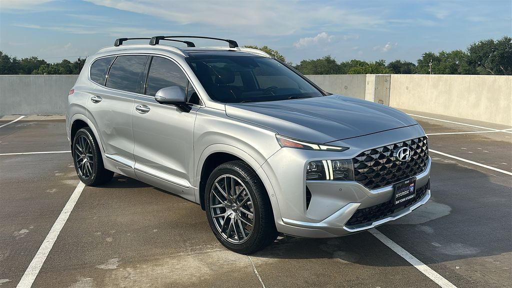 2022 Hyundai Santa Fe Calligraphy Silver at DeMontrond Automotive Group