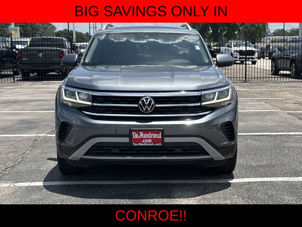 2021 Volkswagen Atlas SEL Gray at DeMontrond Mazda