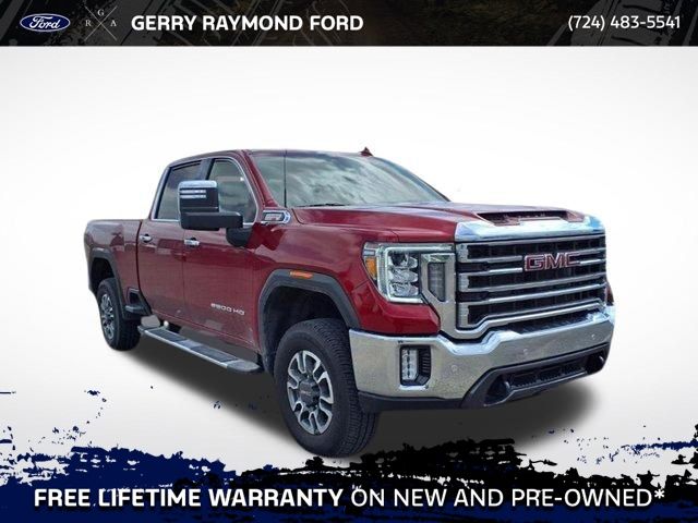 Cayenne Red Tintcoat 2022 GMC Sierra 2500HD SLT Crew Cab 4WD Pickup Truck Four-Wheel Drive Automatic