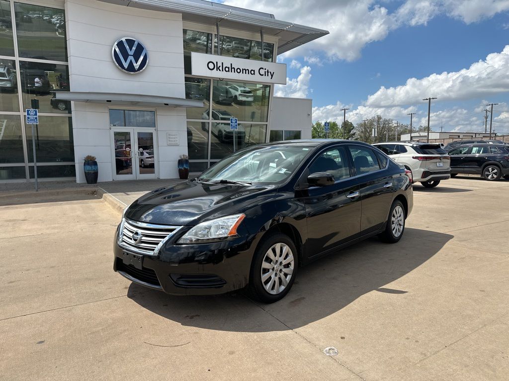 Super Black 2014 Nissan Sentra SV Sedan Front-Wheel Drive Continuously Variable Transmission