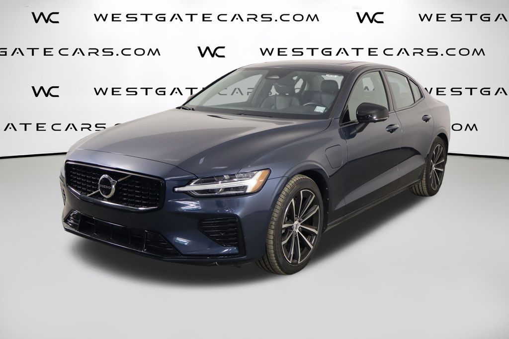 Blue 2023 Volvo S60 Sedan All-Wheel Drive Automatic