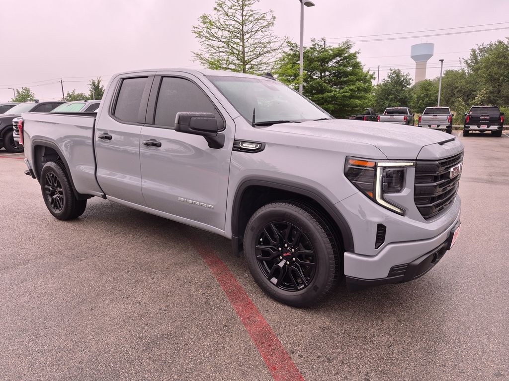 Gray 2025 GMC Sierra 1500 Pro Double Cab RWD Pickup Truck 4X2 8-Speed Automatic