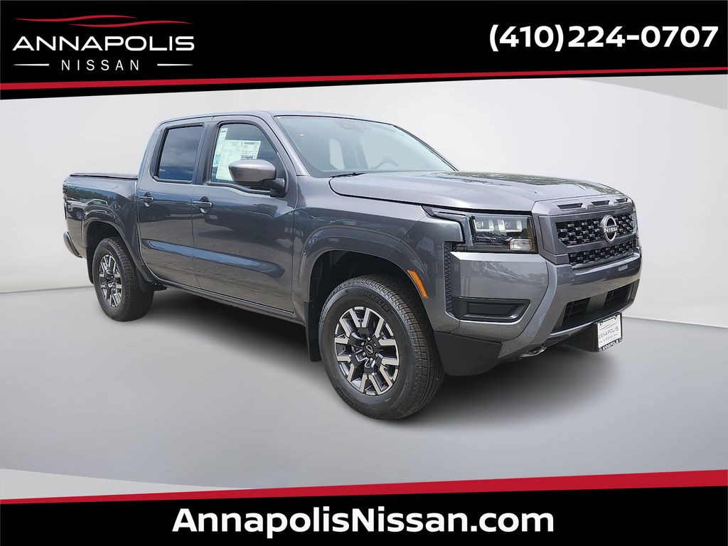 Gray (Gun Metallic) 2026 Nissan Frontier Pickup Truck Four-Wheel Drive 9-Speed Automatic Overdrive