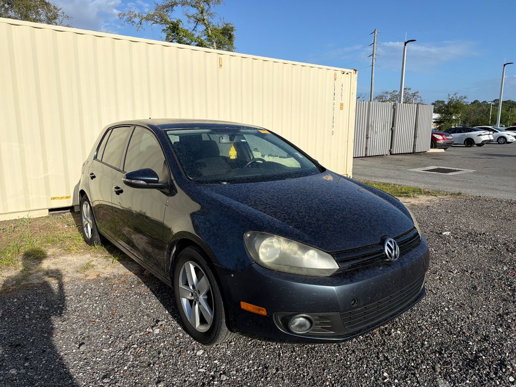 Blue Graphite Metallic 2012 Volkswagen Golf TDI Hatchback Front-Wheel Drive 6-Speed Dual Clutch