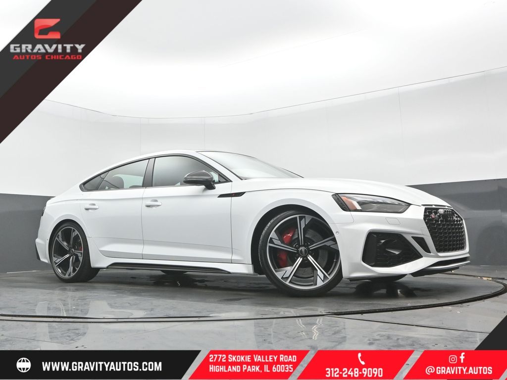 Glacier White Metallic 2023 Audi RS 5 Sportback 2.9T quattro AWD Sedan All-Wheel Drive 8-Speed Automatic