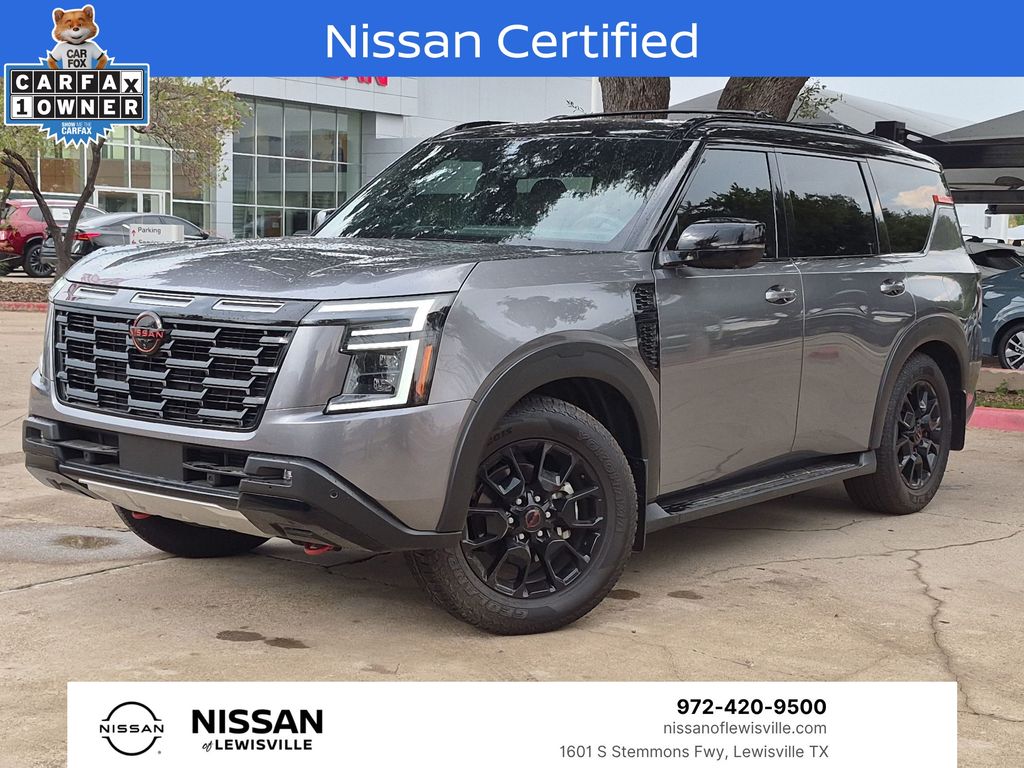 Gun Metallic/Super Black 2025 Nissan Armada SUV / Crossover Four-Wheel Drive 9-Speed Automatic