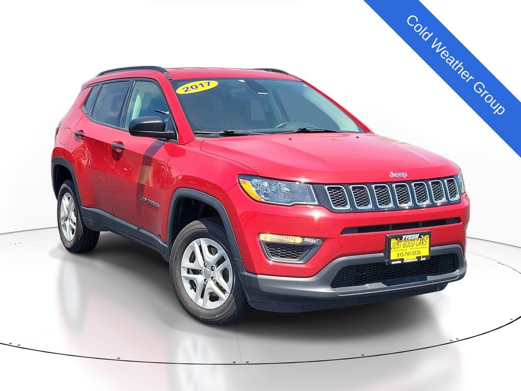 Redline Pearlcoat 2017 Jeep Compass Sport 4WD SUV / Crossover Four-Wheel Drive 9-Speed Automatic