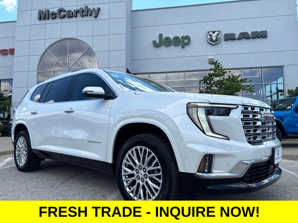 White Frost Tricoat 2024 GMC Acadia SUV / Crossover Four-Wheel Drive 8-Speed Automatic