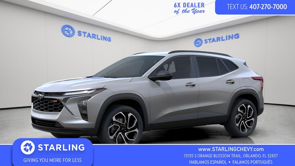 Sterling Gray Metallic 2026 Chevrolet Trax RS with 2RS FWD SUV / Crossover Front-Wheel Drive 6-Speed Automatic