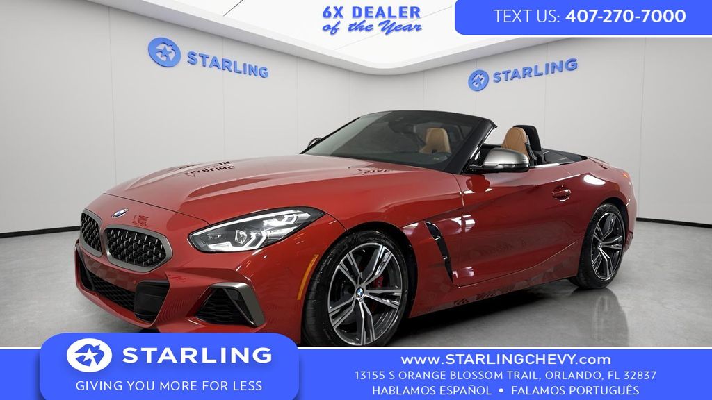 San Francisco Red Metallic 2021 BMW Z4 Convertible Rear-Wheel Drive 8-Speed Automatic